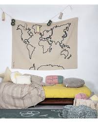 Libreria di torino superspecializzata nelle carte murali e nelle carte geografiche, un vero punto di riferimento per i viaggiatori italiani. Lorena Canals Decorazione Da Parete In Tessuto Cartina Geografica Naturale 120 X 160 Cm Unisex