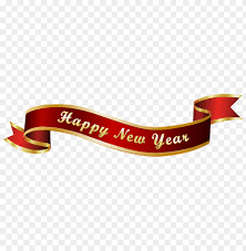 Happy New Year Red Banner Transparent Png Image With Transparent Background Png Free Png Images In 2020 Happy New Year Download Happy New Year Happy New