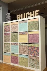 Ruche Blog Sewing Room Organization Fabric Storage Boxes Craft Room Storage