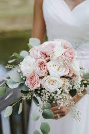 Blush and pink wedding bouquets. Wedding Bouquets Champagne Babies Breath Lilac Wedding Bouquet Wedding Bouquets Wedding Flowers