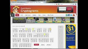 Cryptograms org solve a puzzle. Solving A Cryptogram At Cryptograms Org Youtube