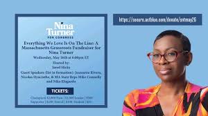 Less than two weeks later, the pharmaceutical industry's lobbyists and its bankrolled lawmakers on capitol hill are trying to block her election to congress through an opponent who has been publicly vilifying medicare for all amid the pandemic. Everything We Love Is On The Line A Massachusetts Grassroots Fundraiser For Nina Turner Massachusetts Peace Action