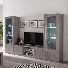 Get the best modern living room furniture with inspiring designs & colors to make your space lively. Breta Living Room Set In Grey Marble Effect With High Gloss Led Furniture In Fashion
