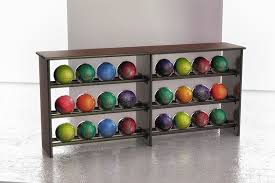 Bowling dates back to ancient egypt, but became popular in the united states in the late 1800s, early 1900s. Ball Racks Bowling Furniture