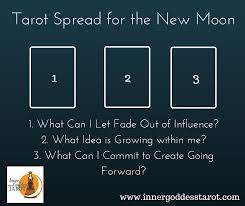 The tarot card meaning description is based on the rider waite cards. A 3 Card Tarot Spread For The New Moon Inner Goddess Tarot