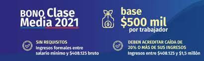 El bono clase media será decreciente para quienes perciben ingresos formales entre 1,5 millones de pesos y 2 millones de pesos; Proyecto Bono Clase Media En Que Consiste Montos Aprobacion Y Cuando Se Podria Cobrar As Chile