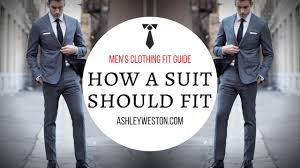 how should a suit fit mens clothing fit guide