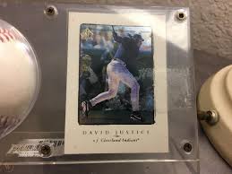He played for 15 seasons in major league baseball. David Justice Signed Baseball W David Justice Baseball Card Coa Check Pics 1936897514