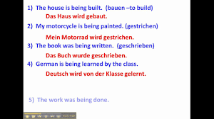 The passive voice entails more than just using a being verb. Understanding The Passive Voice In German With Examples Www Germanforspalding Org Youtube