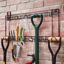 Alibaba.com offers 3,868 garden tool rack products. Two Tier Garden Tool Rack 11 Hook Wall Mounted Hanger Shed Garage Tidy In Black 5060642170078 Ebay