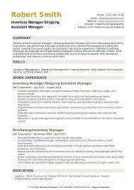 You'll need organization skills, experience, and a great resume. Inventory Manager Resume Samples Qwikresume
