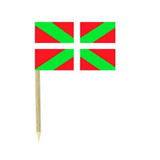 Un point commun à tous les pays, le drapeau. 50 Mini Drapeaux Luxe Pays Basque Decoration Buffet Theme Basque