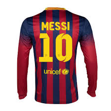 Carlos puylo fc barcelona jersey. Cheap 13 14 Barcelona 10 Messi Home Long Sleeve Soccer Jersey Shirt Barcelona Top Football Kit Wholesale