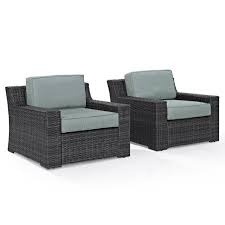 Linwood Deep Seating Patio Chair With Cushions Wicker Patio Chairs Brown Wicker Patio Furniture Outdoor Wicker Seating