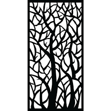 Matrix 0 3 In X 71 In X 2 95 Ft Woodland Recycled Plastic Charcoal Decorative Screen 3 Piece Per Bundle B Wo1809 Ch 3 The Home Depot Decorative Screen Panels Decorative Screens Decorative Fence Panels