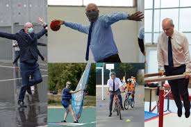 Even the biggest minister dance out sometimes. En Images Jean Michel Blanquer Un Ministre Qui Mouille Le Maillot