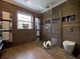 Wood grain tile in shower with white river rock. 75 Beautiful Wood Look Tile Walk In Shower Pictures Ideas July 2021 Houzz