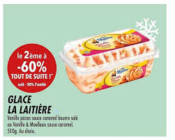 Offre Glace La Laitiere Vanille Pecan Le 2eme 60 Chez Franprix