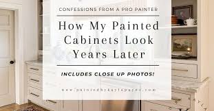 How do you get paint off cabinets? How Do Painted Cabinets Hold Up Over Time Painted By Kayla Payne
