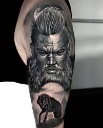 Best Black And Grey Realism Tattoo Artists Uk Viking Warrior Berserker Wolf Sleeve Tattoo In Black And Grey Realism London Uk Coveruptattoo Vikingtatt Grey Tattoo London Tattoo Black And Grey Tattoos