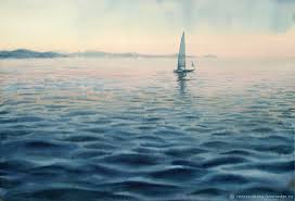 Download Watercolor Painting Landscape With Sailboat Seascape Kupit Na Yarmarke Masterov K3a1gcom Pictures Magnitogorsk