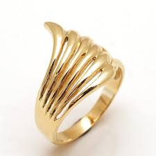 Gold Brass Ring Size 6 To 10 Rs 175 Piece Kapil Jewels Id 23078597130