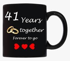 Gifting your wife with a set of elegantly scented candles would be a great idea to shower your affection for her. Jaipurart 41 Year Wedding Anniversary Gift For Him And Her 41 Year Relationship Mug 41 Years