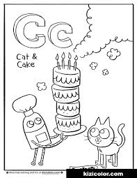 If you think he's cute, print out the matching colour poster, it's part of a complete alphabet set. Letter C Coloring Pages Kizi Coloring Pages