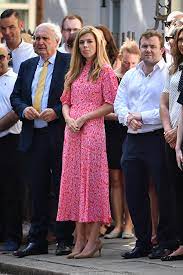 In september 2018, johnson confirmed he and his wife, marina wheeler, had split several months ago. carrie symonds pursued by press in london. Boris Johnson S Girlfriend Carrie Symonds Stuns In 120 Red Floral Dress In Downing Street Hello