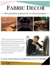 Upholstery Fabric Decor