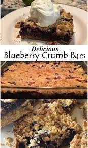 Delicious Blueberry Crumb Bars Easy Dessert Recipes Quick Blueberry Recipes Easy Blueberry Desserts Recipes