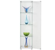 vision 3 shelf glass display cabinet glass cabinets display display cabinet fantastic furniture