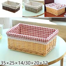 It offers a decorative light beige this set features three different sized baskets made from woven wicker. Hand Woven Wicker Storage Collection Christmas Gift Hamper Wicker Basket Rattan Buy From 11 On Joom E Commerce Platform