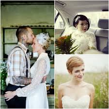 You may want to add fresh flowers or appropriate hair accessories to your bridal hairdo. Wedding Hairstyles For Short Hair Percy Handmade