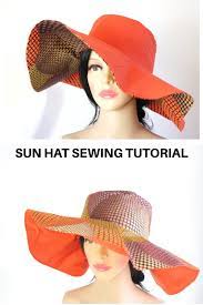 How To Make A Sun Hat Wide Brim Hat Perfect For Summer Hat Patterns To Sew Sun Hats For Women Sun Hat Sewing Pattern