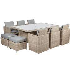 Royalcraft Garden Furniture Wentworth Rattan 10 Seat Cube Set Cube Furniture Garden Rattan Royalcraft Seat Garden Furniture Sets Furniture Sets Furniture