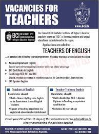 Online english teachers needed for an exciting teaching opportunity. Teacher For English Latest Teaching Job Opportunities Jobs Find
