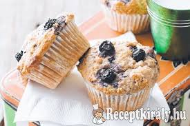 áfonyás muffin recept en