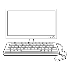 Black And White Computer Mouse Clipart Computer Clip Art Black And White Liked On Polyvore Featuring Fillers Drawings Outline Decorations Frame Borders Text Phr Clip Art Black And White Art