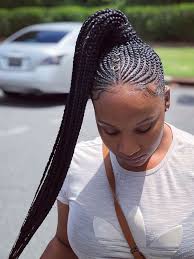 To get your hair braided african style you can expect prices to range between $150 to $250 in a salon. Pin By Astou Gueye On Ghana Cornrows Braids Cornrow Ponytail Cornrow Hairstyles Hair Styles