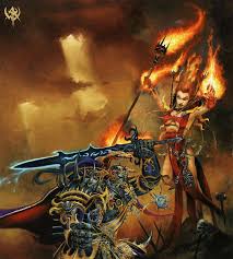 Warhammer Online Chosen Vs Bright Wizard By Adrian Smith Warhammer Fantasy Roleplay Warhammer Warhammer Fantasy