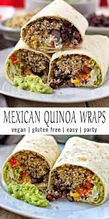 Mexican Quinoa Wraps Contentedness Cooking Recipe Quinoa Wrap Healthy Dinner Recipes Mexican Quinoa