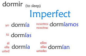 imperfect tense dormir spanish grammar spanish im not