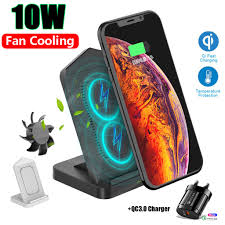 More than 100000 iphone 11 pro max charger at pleasant prices up to 33 usd fast and free worldwide shipping! Black Universal Wireless Charger Pad Qi Certified Portable Charging Stand Station For Iphone 11 Pro Max Xr Xs Max 8 Plus Samsung Galaxy Note 10 S10 S10e S9 Plus S8 Cell Phones Accessories Accessories