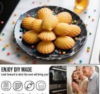 9-* Madeleine Cake Mold * Silicone Baking Pan, Shell-Shaped Cake Mold for  Cupcakes * Pastries, and Candies, 1p