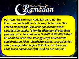 Maybe you would like to learn more about one of these? Tazkirah Ramadhan