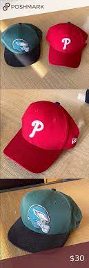 Phillies Baseball Hat And Eagles Cap Baseball Hats Atlanta Braves Hat Dallas Cowboys Hats