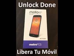 Liberar motorola moto e5 cruise de cualquier operador por imei está valorado en 4.9 de 5 basado en 33 valoraciones. Liberar Unlock Moto E5 Play Xt1921 3 All Metropcs Models Youtube