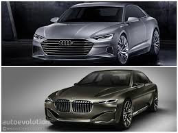 Photo Comparison Bmw Vision Future Luxury Concept Versus Audi Prologue Concept Autoevolution