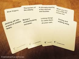 The cards are all black and white, but if you can convince them to use the color printer for no additional cost, you'll get a much nicer result. Are You Playing Cards Against Humanity Correctly